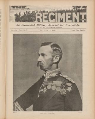 cover page of The Regiment published on September 7, 1901
