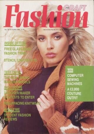 cover page of Fashion and Craft (Creative Needlecraft) published on September 1, 1989