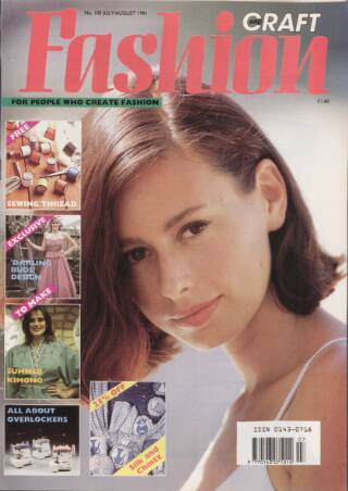 cover page of Fashion and Craft (Creative Needlecraft) published on July 1, 1991