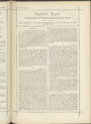 cover page of Vanity Fair published on September 18, 1875